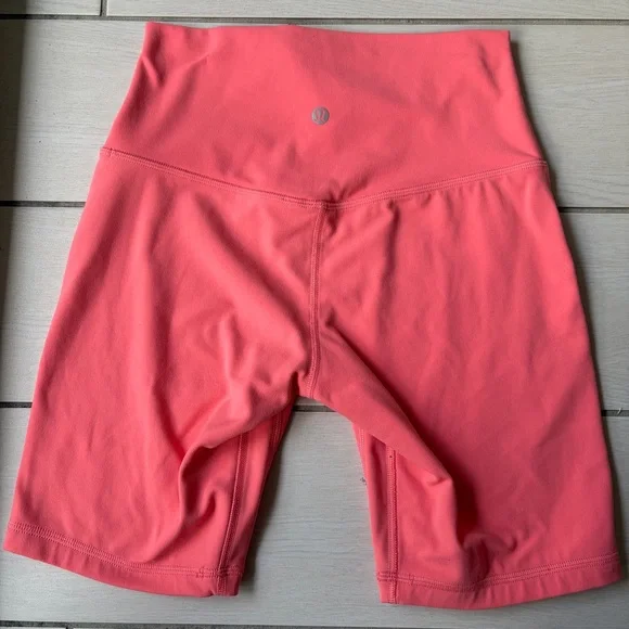 SoulCycle x lululemon Align High-Rise Short 8" in the color Raspberry Cream - Picture 5 of 7